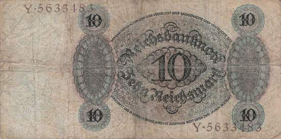 10 Mark 1924 ro.168a